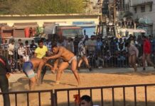 ऋषिकेश में पहले दिन आयोजित कुश्ती प्रतियोगिता में प्रवीण दिल्ली ने जीता पहला स्थान